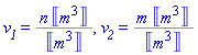 v__1 = `%/`(n*Units:-Unit(m^3), Units:-Unit(m^3)), v__2 = `%/`(m*Units:-Unit(m^3), Units:-Unit(m^3))