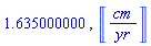 1.635000000, Units:-Unit(cm/yr)