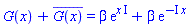 G(x)+conjugate(G(x)) = beta*exp(x*I)+beta*exp(-I*x)