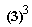 (G(x) = beta*exp(I*x))^3