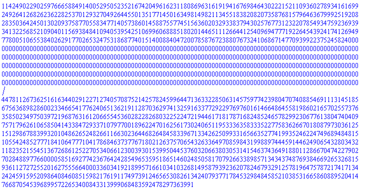 114249022902597666588491400529505235216742049616231180869631619194167698464302221521109360278934161699249264126826236228253701293270492644550135177145016349814982113455183820820735876815796463679992519208283503642450130209375877055834771405738601458875577451563602032933837943025767731232207854934759236939341322568521090401156938484109405395425106996068885180201446511126644125409694777192264543924174126949778005106553840262917702653247531868774015140088404720078587672388076732410686714770939922375245824000000000000000000000000000000000000000000000000000000000000000000000000000000000000000000000000000000000000000000000000000000000000000000000000000000000000000000000000000000000000000000000000000000000000000000000000000000000000000000000000000000000000000000000000000000000000000000000000000000000000000000000000000000000000000000000000000000000000000000000000000000000000000000000000000000000000000000000000000000000000000000000000000000000000000000000000000000000000000000000000000000000000000000000000000000000/4478112673625161634402912271274057087521425782459964471363322850631457597742398047074088546911131451856756368982860023346654177624065136219112870362974132591633772922976976016146648645581986021657025573763585023497503972196876316120665545360282282680322522472194461718178716824852465782992306776138047404097571796261065850414338472933710797700189622470162561730240651195333635833352277583626670180879730361251512986788399320104862652482661166302364468264845833967133426250993316566352774199352462247496894848151055424852777184106477710417868463737767180212637570654326336497085984319988974445914462490654328034321182352155451367268612522705340661230039301539950445376032066380305314154637436491880112866704742279027028488977660000585169277423676424285496535951865146024850581707926633898571343437487693846692653268159361127272552016275556640003360341921899571661034103268149587939236207824679329125781964757872174171342424591595209864084608515982176191174973912465653082613424079377178453298484585210385316658608895204147668705453968995722653400843313999068483592478297363991