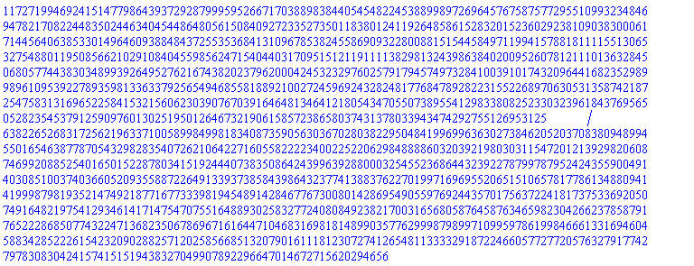 11727199469241514779864393729287999595266717038898384405454822453889989726964576758757729551099323484694782170822448350244634045448648056150840927233527350118380124119264858615283201523602923810903830006171445640638533014964609388484372553536841310967853824558690932280088151544584971199415788181111551306532754880119508566210291084045598562471540440317095151211911113829813243986384020095260781211101363284506805774438303489939264952762167438202379620004245323297602579179457497328410039101743209644168235298998961095392278935981336337925654946855818892100272459692432824817768478928223155226897063053135874218725475831316965225841532156062303907670391646481346412180543470550738955412983380825233032396184376956505282354537912590976013025195012646732190615857238658037431378033943474292755126953125/6382265268317256219633710058998499818340873590563036702803822950484199699636302738462052037083809489945501654638778705432982835407262106422716055822223400225220629848888603203921980303115472012139298206087469920885254016501522878034151924440738350864243996392880003254552368644323922787997879524243559004914030851003740366052093558872264913393738584398643237741388376227019971696955206515106578177861348809414199987981935214749218771677333981945489142846776730080142869549055976924435701756372241817375336920507491648219754129346141714754707551648893025832772408084923821700316568058764587634659823042662378587917652228685077432247136823506786967161644710468316981814899035776299987989971099597861998466613316946045883428522261542320902882571202585668513207901611181230727412654811333329187224660577277205763279177427978308304241574151519438327049907892296647014672715620294656