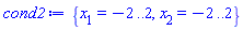 {x[1] = -2 .. 2, x[2] = -2 .. 2}