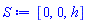 S := [0, 0, h]