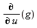 diff(g, u)