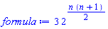 3*2^((1/2)*n*(n+1))