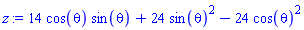 14*cos(theta)*sin(theta)+24*sin(theta)^2-24*cos(theta)^2