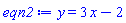 y = 3*x-2
