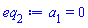 a[1] = 0