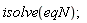 isolve(eqN)