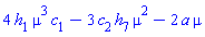 4*mu^3*c[1]*h[1]-3*mu^2*c[2]*h[7]-2*a*mu