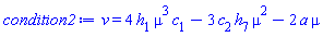 v = 4*mu^3*c[1]*h[1]-3*mu^2*c[2]*h[7]-2*a*mu