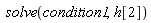 solve(condition1, h[2])