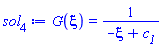 G(xi) = 1/(-xi+c__1)