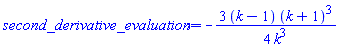 -(3/4)*(k-1)*(k+1)^3/k^3