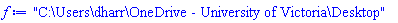 "C:\Users\dharr\OneDrive - University of Victoria\Desktop"