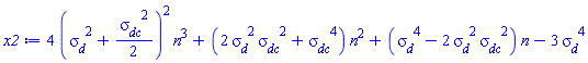 4*(sigma__d^2+(1/2)*sigma__dc^2)^2*n^3+(2*sigma__d^2*sigma__dc^2+sigma__dc^4)*n^2+(sigma__d^4-2*sigma__d^2*sigma__dc^2)*n-3*sigma__d^4