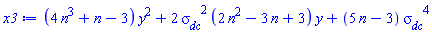 (4*n^3+n-3)*y^2+2*sigma__dc^2*(2*n^2-3*n+3)*y+(5*n-3)*sigma__dc^4