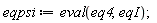 eqpsi := eval(eq4, eqI)