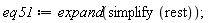 eq51 := expand(simplify(rest))