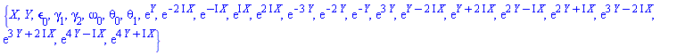 {X, Y, epsilon[0], gamma[1], gamma[2], omega[0], theta[0], theta[1], exp(Y), exp(-(2*I)*X), exp(-I*X), exp(I*X), exp((2*I)*X), exp(-3*Y), exp(-2*Y), exp(-Y), exp(3*Y), exp(Y-(2*I)*X), exp(Y+(2*I)*X), exp(2*Y-I*X), exp(2*Y+I*X), exp(3*Y-(2*I)*X), exp(3*Y+(2*I)*X), exp(4*Y-I*X), exp(4*Y+I*X)}