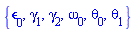 {epsilon[0], gamma[1], gamma[2], omega[0], theta[0], theta[1]}