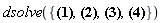 dsolve({diff(Q1(t), t) = -k1*Q1(t), diff(Q2(t), t) = k1*Q1(t)+k3/Q2(t)-k2*Q2(t)-k4*Q2(t), diff(Q3(t), t) = k4*Q2(t), diff(Q4(t), t) = k2*Q2(t)-k3/Q2(t)})