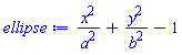 x^2/a^2+y^2/b^2-1