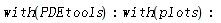 with(PDEtools); with(plots)