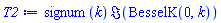 signum(k)*Im(BesselK(0, k))