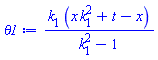 k[1]*(x*k[1]^2+t-x)/(k[1]^2-1)