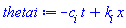 -t*c[i]+x*k[i]