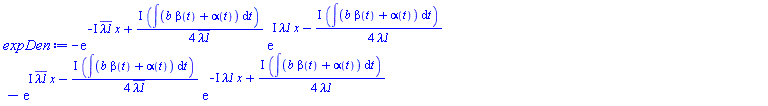 -exp(-I*conjugate(lambda1)*x+((1/4)*I)*(int(b*beta+alpha, t))/conjugate(lambda1))*exp(I*lambda1*x-((1/4)*I)*(int(b*beta+alpha, t))/lambda1)-exp(I*conjugate(lambda1)*x-((1/4)*I)*(int(b*beta+alpha, t))/conjugate(lambda1))*exp(-I*lambda1*x+((1/4)*I)*(int(b*beta+alpha, t))/lambda1)
