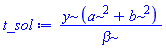 y*(a^2+b^2)/beta