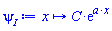 proc (x) options operator, arrow; C*exp(a*x) end proc