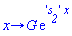 proc (x) options operator, arrow; G*exp('s__2'*x) end proc