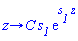 proc (z) options operator, arrow; C*s__1*exp(s__1*z) end proc
