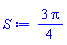 (3/4)*Pi
