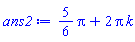 (5/6)*Pi+2*Pi*k