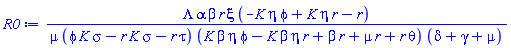 Lambda*alpha*beta*r*xi*(-K*eta*phi+K*eta*r-r)/(mu*(K*phi*sigma-K*r*sigma-r*tau)*(K*beta*eta*phi-K*beta*eta*r+beta*r+mu*r+r*theta)*(delta+gamma+mu))
