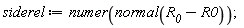 siderel := numer(normal(R__0-R0))