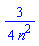 (3/4)/n^2