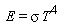 E = sigma*T^4