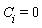 C__i = 0