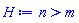 `#mrow(mi("n"),mo("&gt;"),mi("m"));`