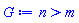 Typesetting:-mcomplete(Typesetting:-mrow(Typesetting:-mi("n"), Typesetting:-mo("&gt;"), Typesetting:-mi("m")), Typesetting:-_Hold([`%>`(n, m)]))