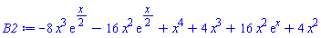 -8*x^3*exp((1/2)*x)-16*x^2*exp((1/2)*x)+x^4+4*x^3+16*x^2*exp(x)+4*x^2