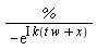 %/(-exp(I*k(t*w+x)))