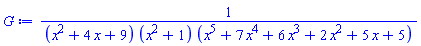 1/((x^2+4*x+9)*(x^2+1)*(x^5+7*x^4+6*x^3+2*x^2+5*x+5))