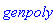 genpoly